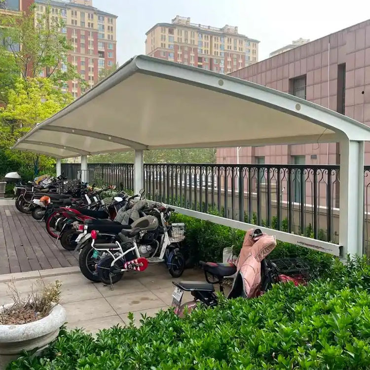 扶余市膜结构电动车棚